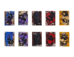 Billedserie af Thomas Højrup: Rytmesekvens #2 - 10 malerier